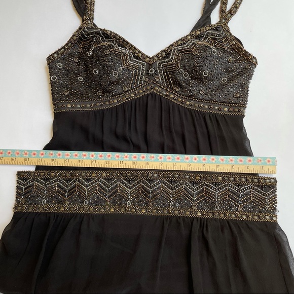 Sue Wong Nocturne Silk Beaded Cocktail Dress - Picture 15 of 15